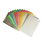 8mm to 50mm Round Dot Stickers Coloured Paper Labels Circles Dot Adhesive Sticky - Aimall