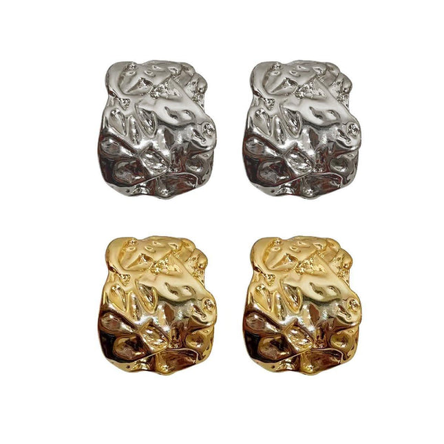Girl Stud Earrings Korean Style Earrings Metal Ear Studs Women C Shape Earrings - Aimall