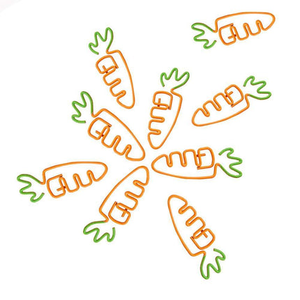 10x Colorful fruit Note Shape Paper Clips Bookmark Binder Office School Supplies - Aimall