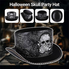 Halloween Vintage Knight Skull Embroidered Dome Magic Hat Party Hat