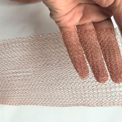 6 Metres Pure Copper Mesh Knitted Soffit Mesh Rats Rodent Slug Snail Control