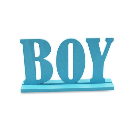 Wooden Baby Shower Party Decorations Gender Reveal Centerpieces Newborn Crafts