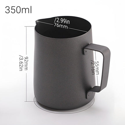 350ML Milk Frothing Pitcher Jug Frother Coffee Latte Container Pitcher Cup