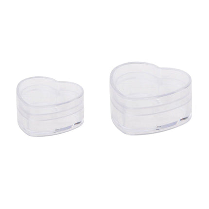 20pcs Heart Shaped Plastic Gift Packaging Boxes for Candy Jewelry and Favors