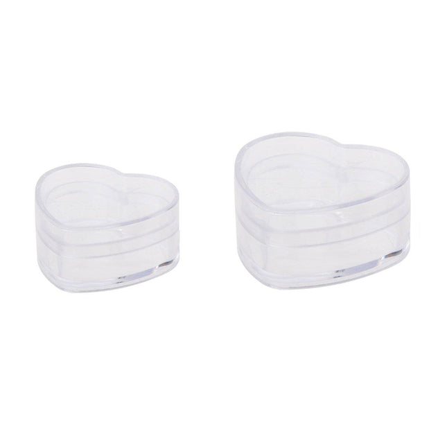 20pcs Heart Shaped Plastic Gift Packaging Boxes for Candy Jewelry and Favors