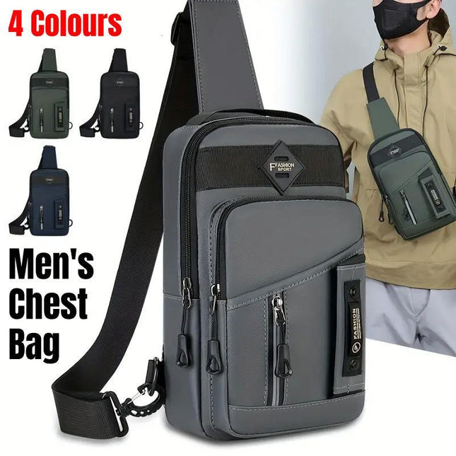 Casual Multifunctional Crossbody Bag for Men Travel Outdoor Hiking and Sports