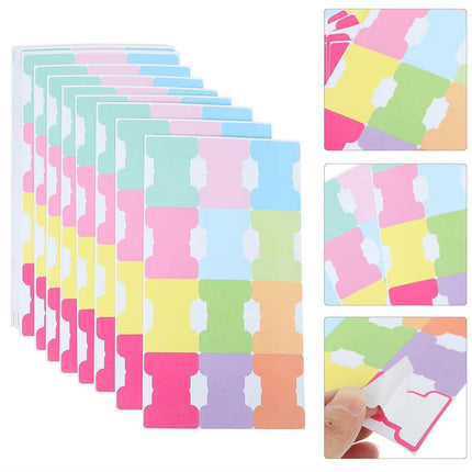 40Sheets Macaron Colour Writable Blank Journal Index Label Morandi Stickers Set