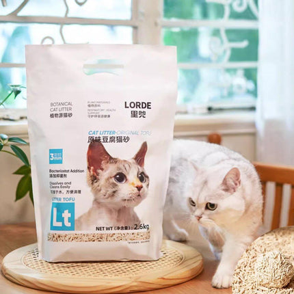 2.5/2.6KG Pet Mixed Deodorant Cat Litter Tofu Corn Cat Litter Flush Toilet - Aimall