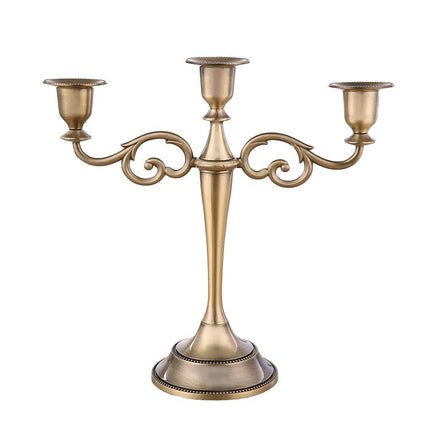 3/5 Arms Alloy Candle Holder Stand Candlesticks Candelabra Wedding Home Decor