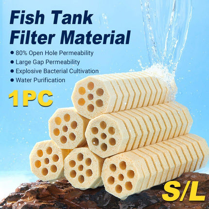 High-end Nano Bacterial House Far Infrared Spiral Column Fish Filter Material