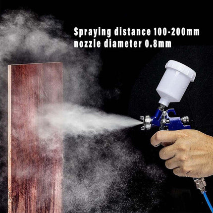 HVLP Gravity Feed Spray Tool Automotive Paint Sprayer Kit Nozzle Set