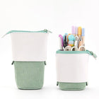 Stretchable Canvas Pencil Case Cute Korean Style Variable Pull-down Pen Holder