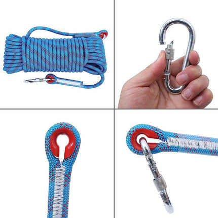 5 Sizes Outdoor Climbing Rope Nylon Safety Rope for Mountaineering Fire Escape
