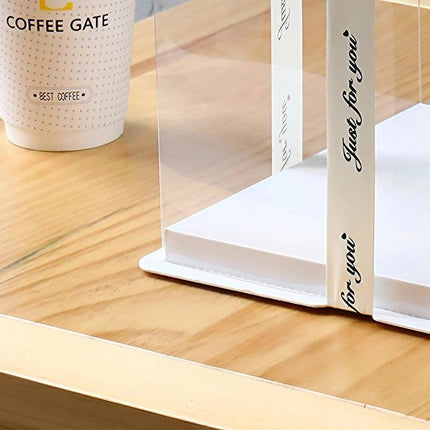 20 PCS Clear Treat Box Box Portable Cake Display Transparent Birthday Cake - Aimall