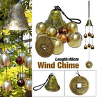 48CM Wind Chimes Large Copper Bells Hanging Garden Yard Home Decor Outdoor New - Aimall