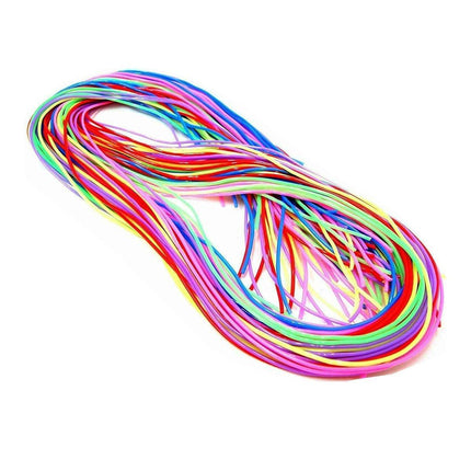 200pcs Colourful 1M PVC Braided Rope DIY Craft Cord for Bracelet Making Supplies
