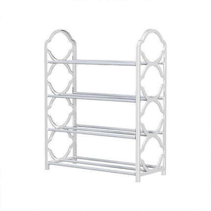 Four Layer Shoe Rack Storage Organizer Multi Tier Shoe Shelf for Entryway Closet