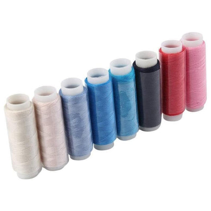 50 Rolls Polyester Colors Sewing Thread Box Kit Set For DIY Sewing Machine Home - Aimall