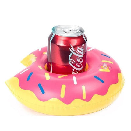 Inflatable Floating Drink Cup Can Beer Holder Swimming Pool Bath Beach Party 5PCS - Aimall