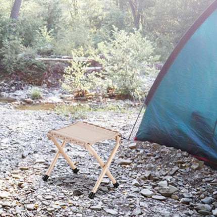 Outdoor Foldable Bench Stool Portable Camping Chair for Hiking Picnic Travel