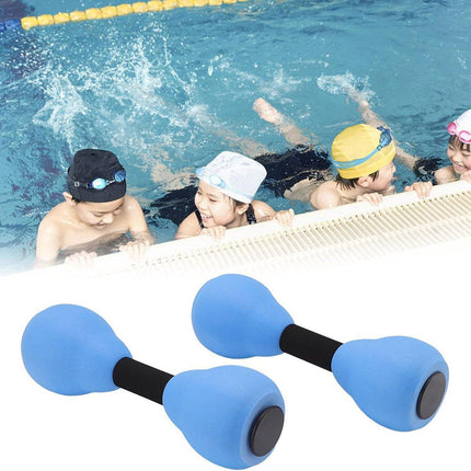 2pcs Aquatic Exercise Dumbbells for Ladies and Youth Home Gym Fitness Equipment