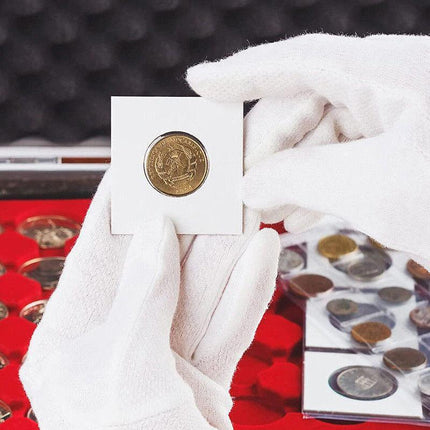 50PCS Coin Holders 27.5MM CARDBOARD 2"x 2" COIN HOLDERS SUIT 10c protect coins - Aimall