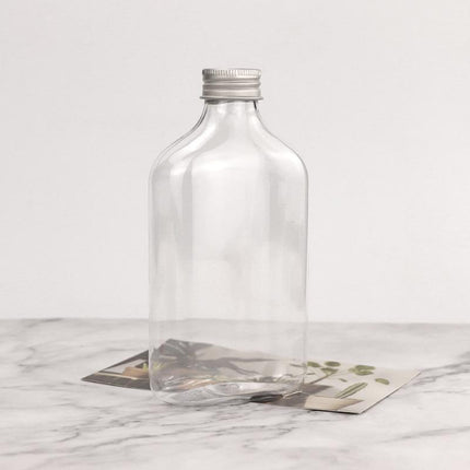 20x Clear Plastic Juice Bottles 250ml 350ml Reusable Milk Tea Beverage Bottles