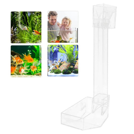 Aquarium Feeding Tube Multifunctional Fish Tank Floating Feeding Ring Shrimp Feeder - Aimall