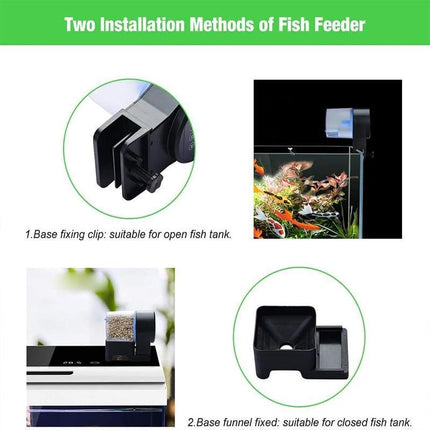 Adjustable Auto Fish Feeder Feeding Aquarium Tank Automatic Food Dispenser Timer - Aimall