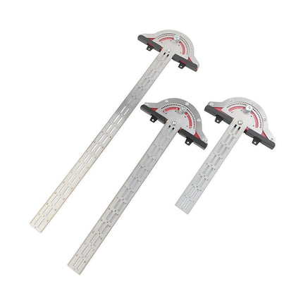 Woodworking Edge Ruler Protractor Angle Measuring Tool Carpenter