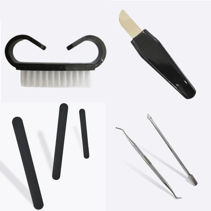 27PCS Manicure Foot Pedicure Kit Rasp File Remover Scraper Nail Care Tool Set - Aimall
