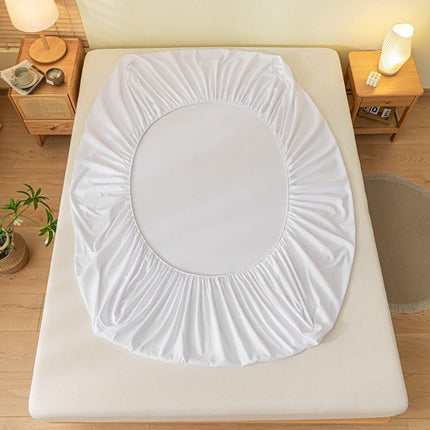 Single 96x200cm Hotel Bedding White Cotton Satin Bedspread
