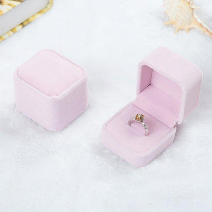 10X Flannel Ring Jewelry Earring Ring Jewelry Boxes Exquisite Gift Organizer