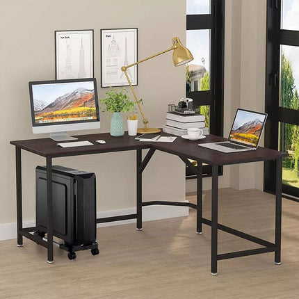 Adjustable Desktop Computer Tower Stand Telescopic Chassis Holder with Wheels