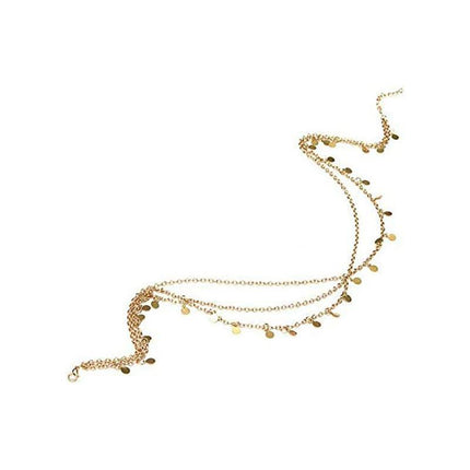 Bohemia Boho Gypsy Wafer Tassel Head Chain Headpiece Beauty Party Jewellery HOT - Aimall
