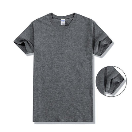 2XL Gildan Men T-shirt Plain Blank 100% premium Cotton Basic Tee Short Sleeve 76000 - Aimall