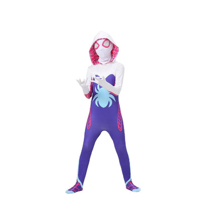 Halloween Costume Children's Boomsuit Headgear Clothes Miles Adult Male Gwen Steel Spider Tight Man