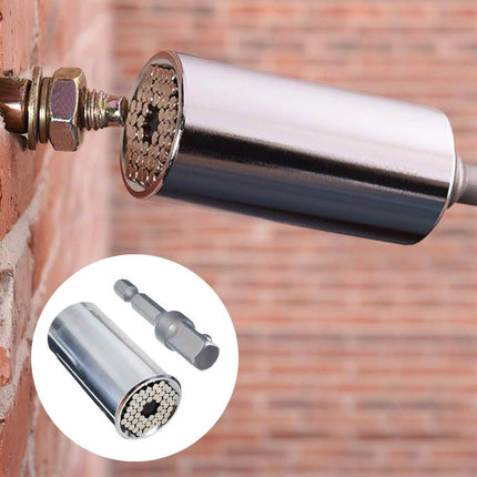 2PACK Universal Socket Grip Multi-Function Ratchet Wrench Power Drill Tool Gift - Aimall