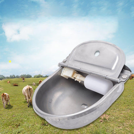 Automatic Stainless Steel Water Bowl 4L Auto Fill Drinking Trough for Animals