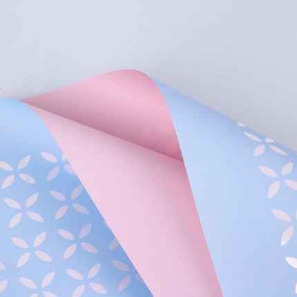 100pcs Waterproof Two-Colour Printed Paper Bouquet Wrapping Floral Gift Paper