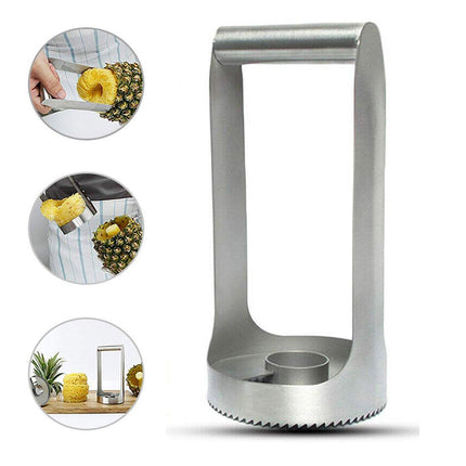 Stainless Steel Pineapple Peeler Core Remover Fruit Corer Tool Easy Cutting