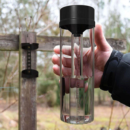 Outdoor Rain Gauge Weather Station Rainfall Measuring Collector for Garden Yard
