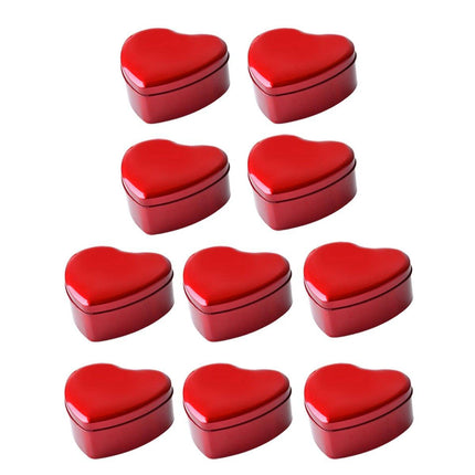 10pcs Iron Box Wedding Candy Boxes Tea Storage Durable Party Favor Containers