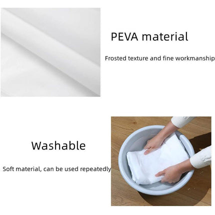 10pcs Dustproof Clothes Cover Transparent Hanging Wardrobe Storage Bag Set