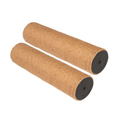 2pcs Sisal Cat Scratching Post Climbing Frame Replacement Pole for Cats Activity