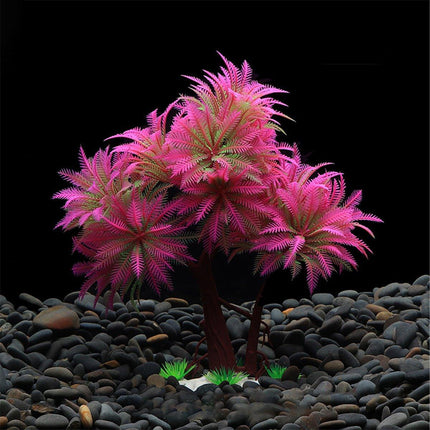 Fish Tank Decoration Artificial Water Grass Ornament Plastic Aquarium Bonsai