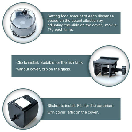 Automatic Fish Feeder Aquarium Tank Regular Feeding Timer Fish Food Dispenser