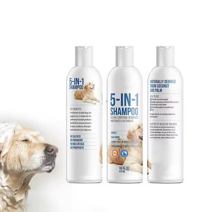 Lavender Scent Pet Shampoo for Cats and Dogs Long-Lasting Fragrance Bath Supplies