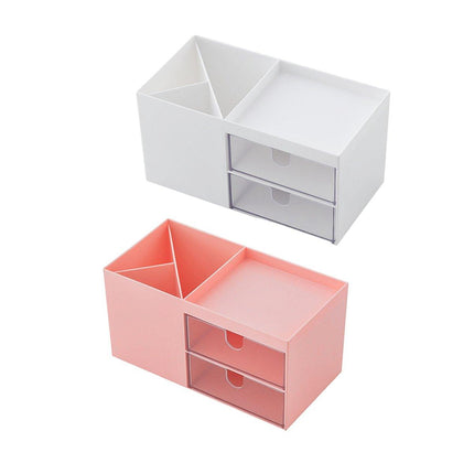 Multifunctional Desktop Organizer with Storage Drawer for Home Office Supplies