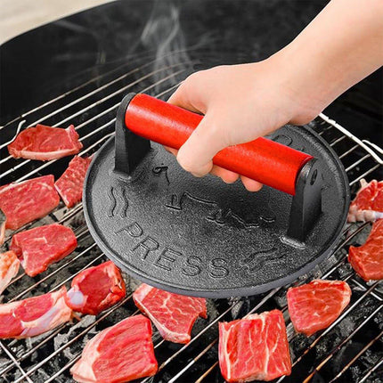 2pcs Manual Hamburger Meat Press Round Patty Maker Kitchen Burger Press Plate